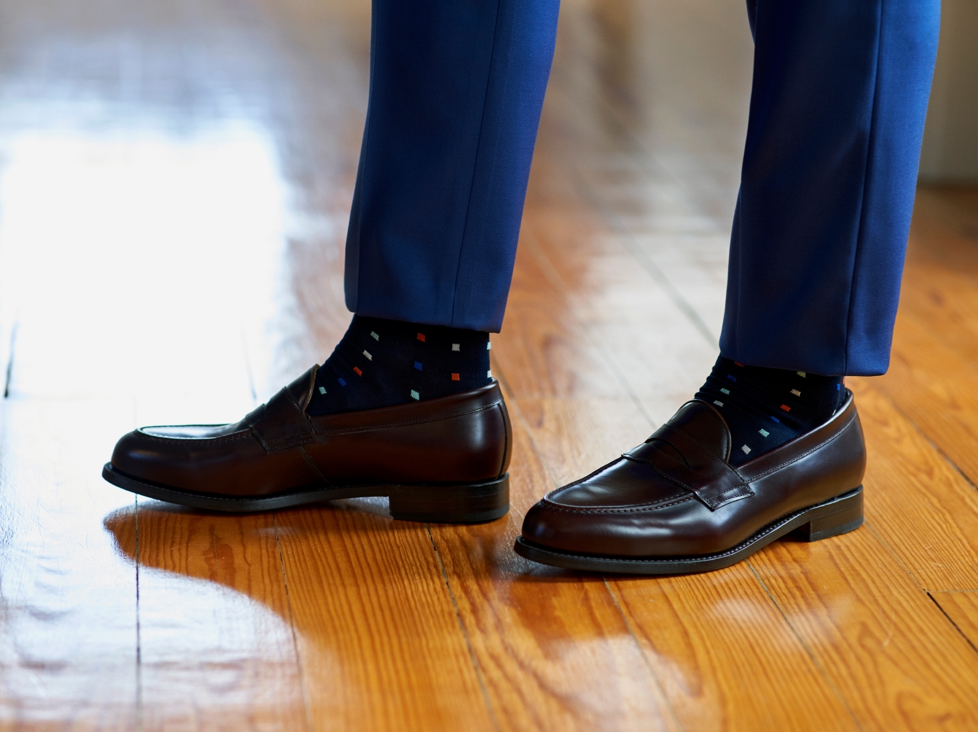 Picture of Mask&Socks Squares Fun Blue