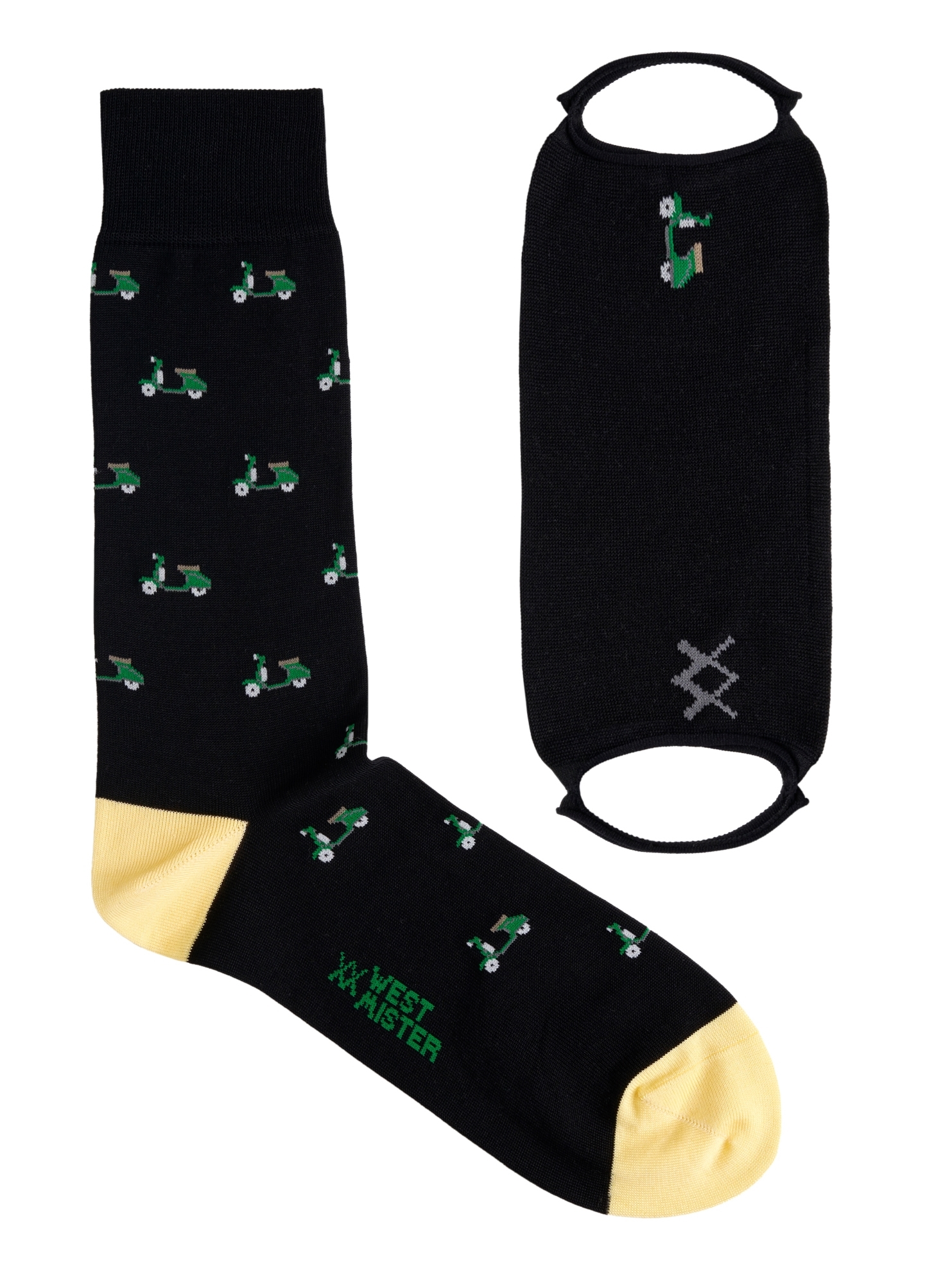 Picture of Mask&Socks Moto Black