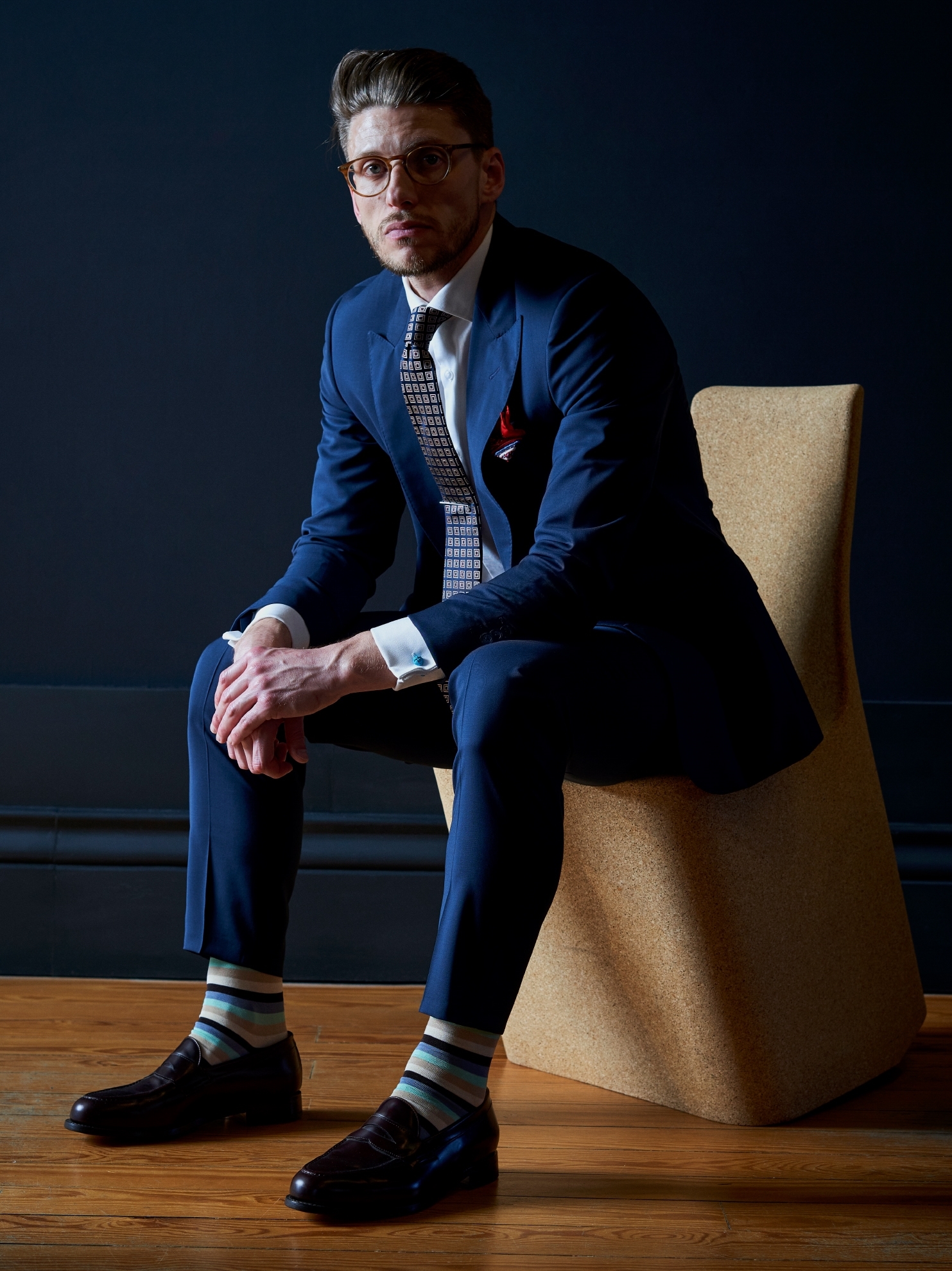 Picture of STRIPES BROWN