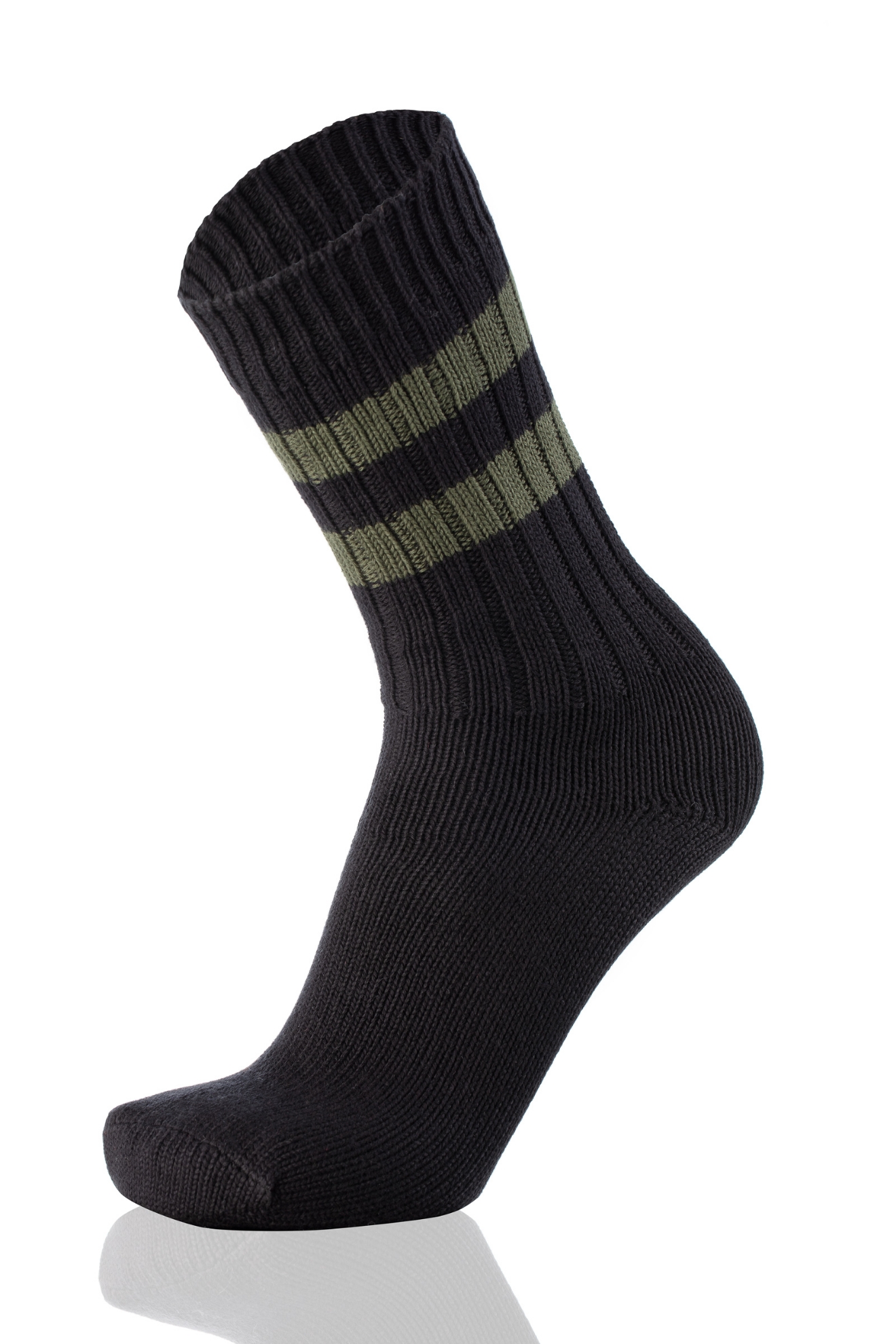 Picture of DOUBLE STRIPES BLACK/GREEN