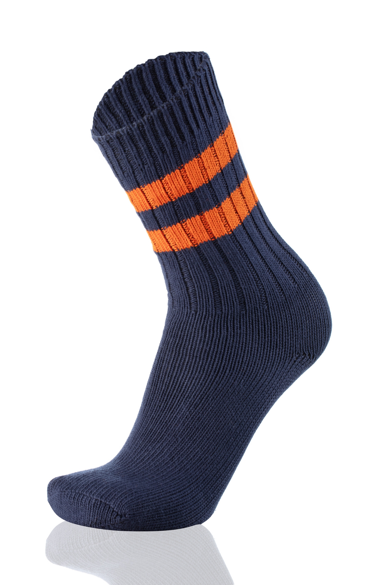 Picture of DOUBLE STRIPES MARINE/ORANGE