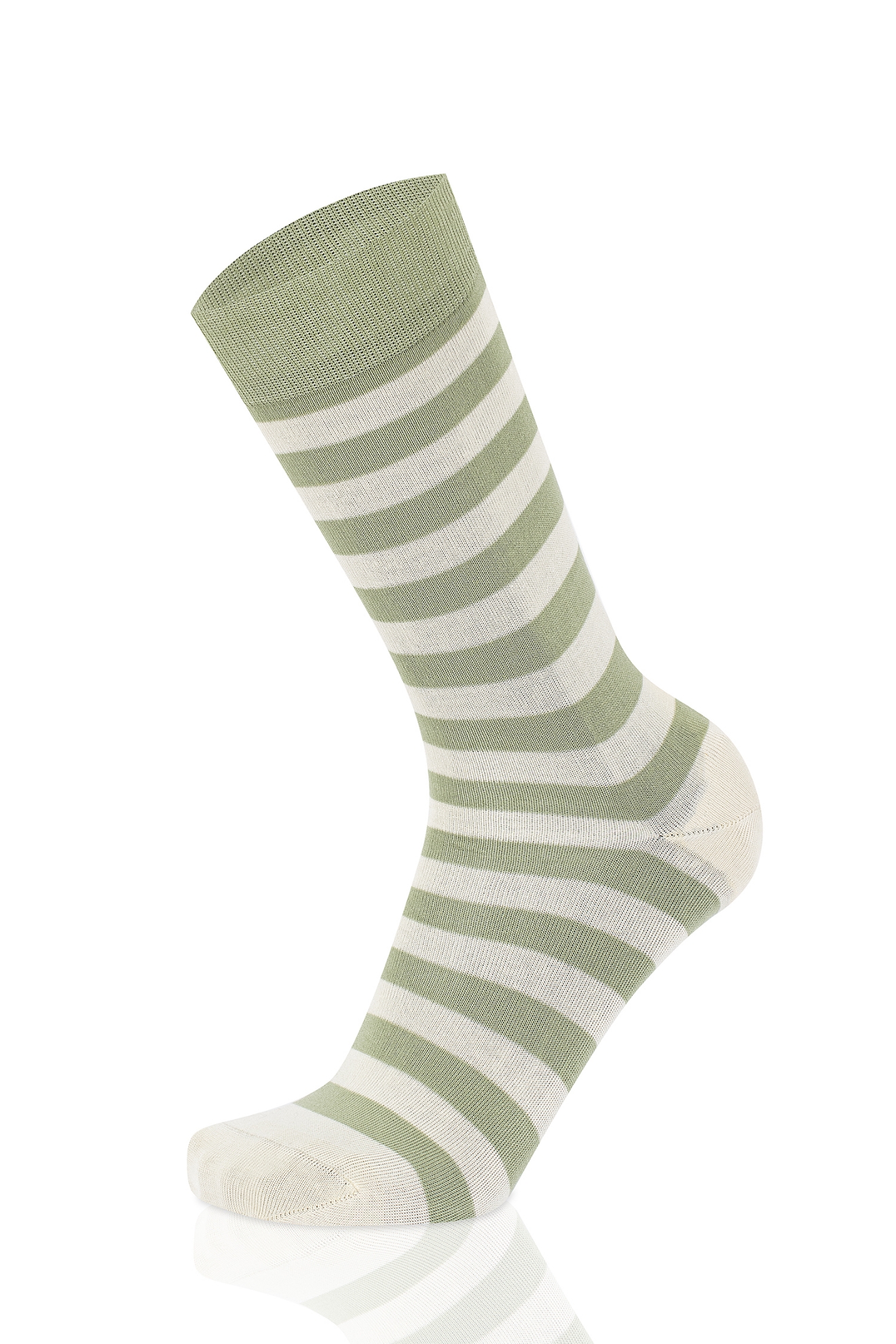 Picture of STRIPES SAGE GREEN/LIGHT BEIGE