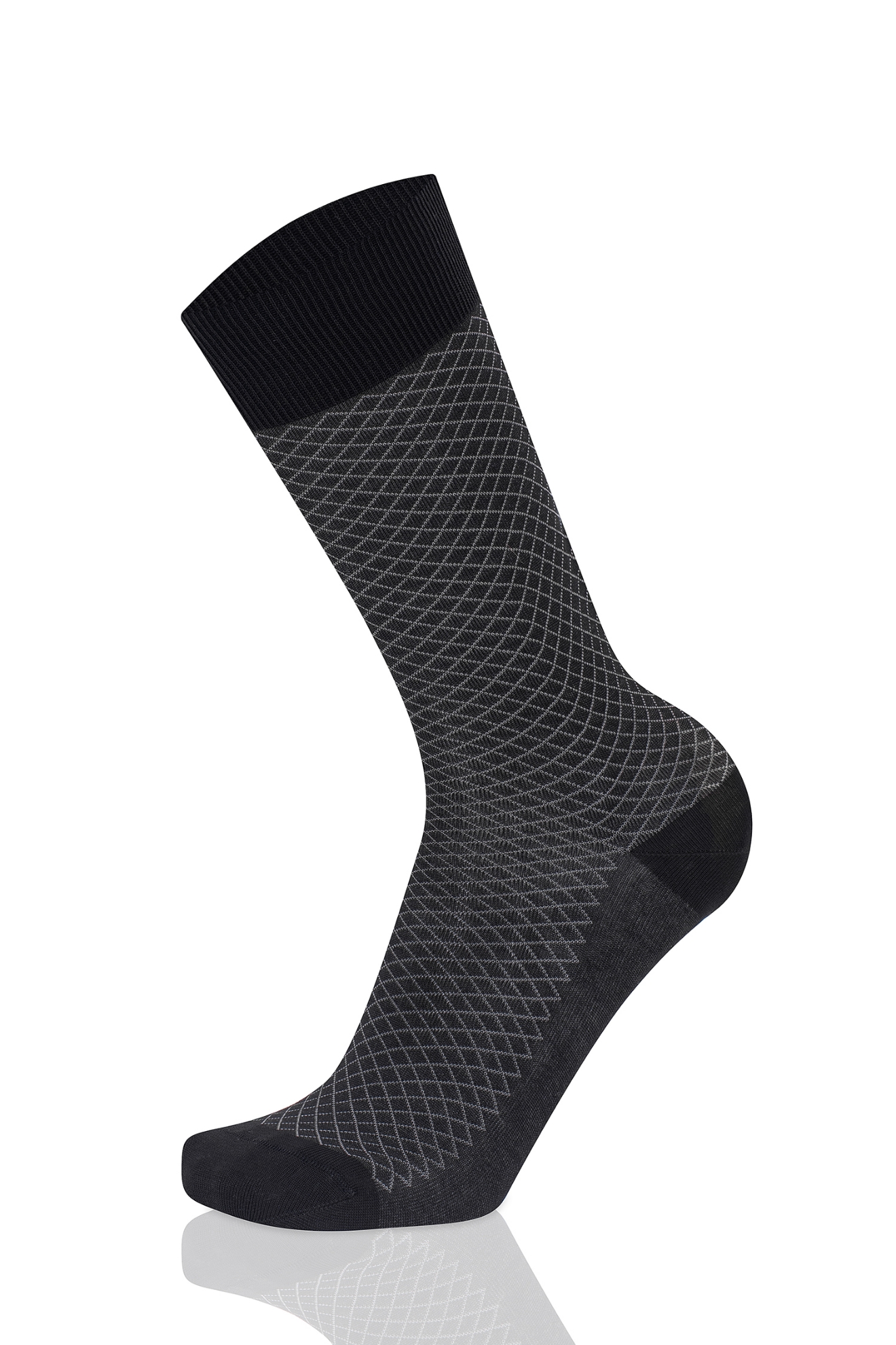 Picture of 2-COLOR LOZENGES ANTHRACITE/GREY 